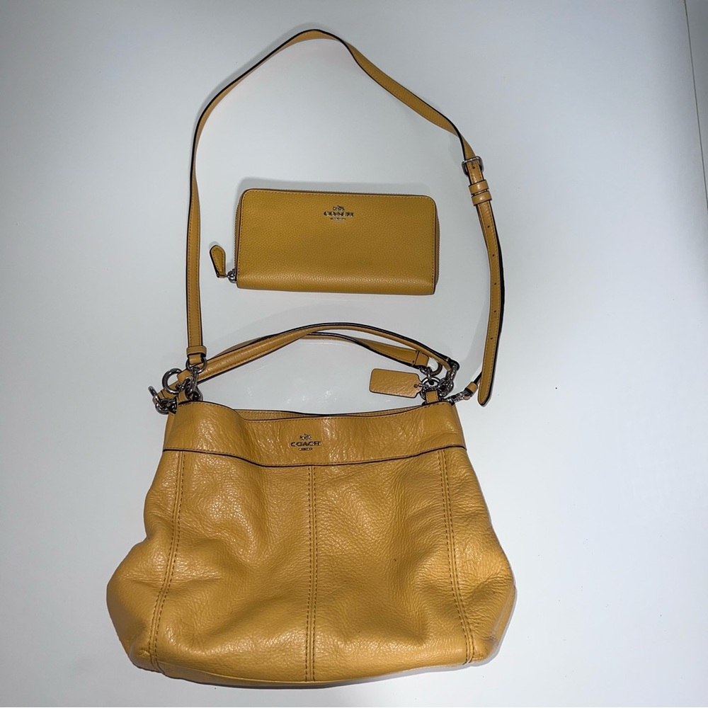 Coach Lexy Purse and Matching Wallet